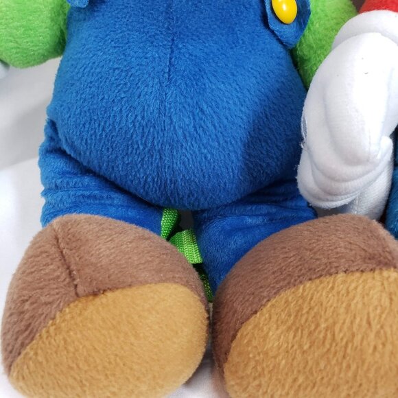 NINTENDO Mario & Luigi Plush Backpacks Stuffies Stuffed Animal Set of 2 - Picture 5 of 5